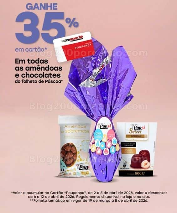 ALERTA - 35% de desconto INTERMARCHÉ Promoções de 2 a 5 abril
